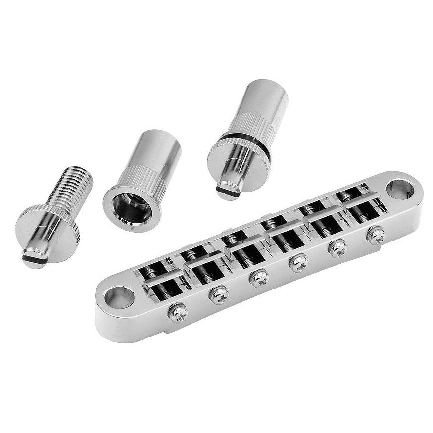 Allparts Gotoh Tunematic Bridge Large Holes, Chrome