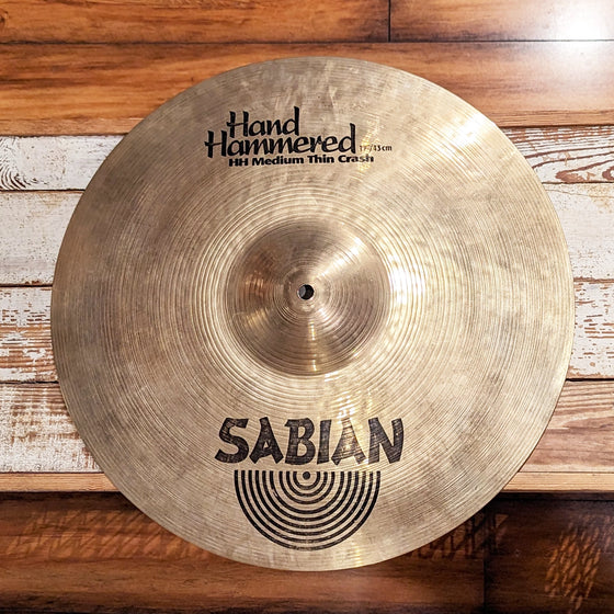 Sabian 17" Hand Hammered Medium-Thin Crash Cymbal