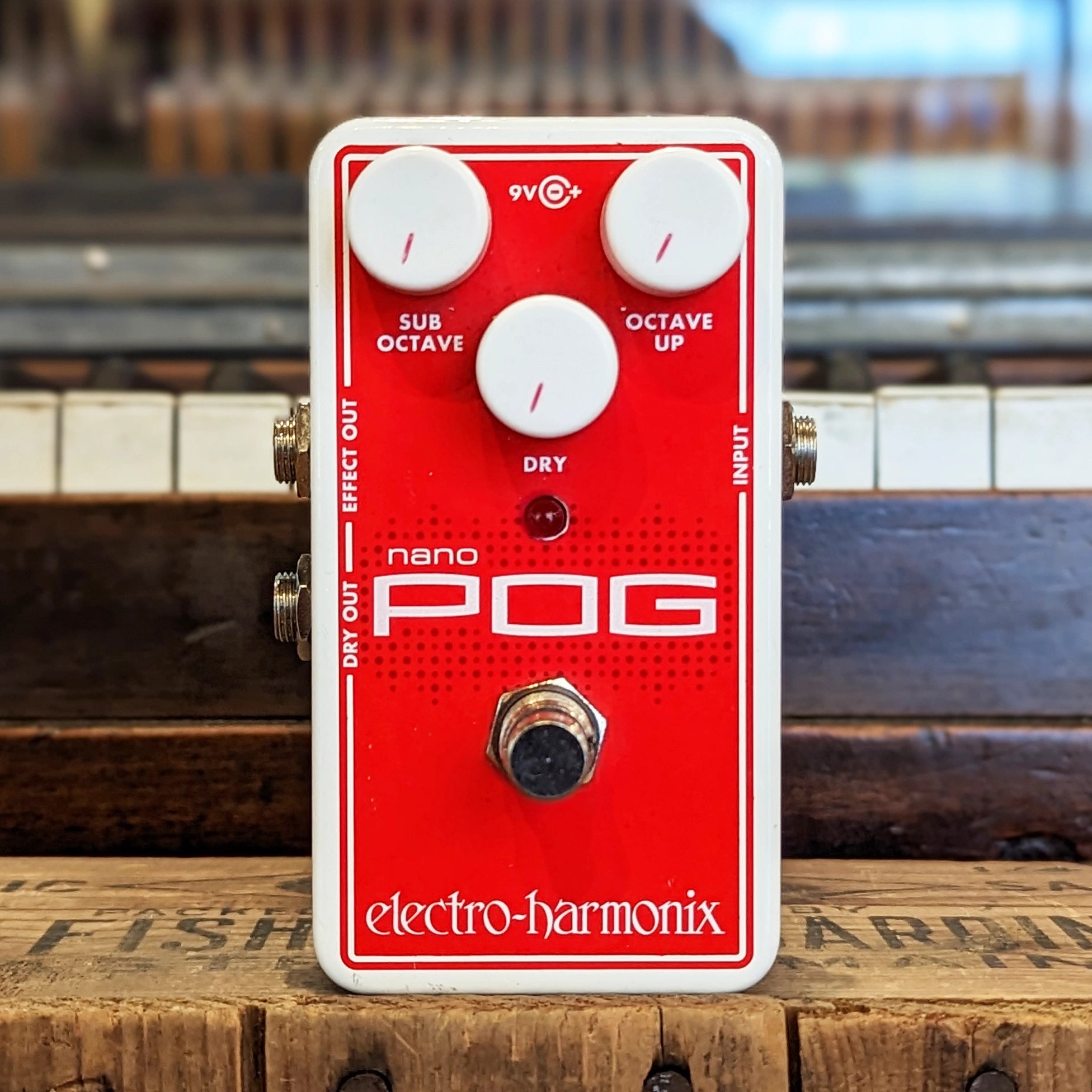 Electro Harmonix Nano POG Polyphonic Octave Generator Pedal w/Box