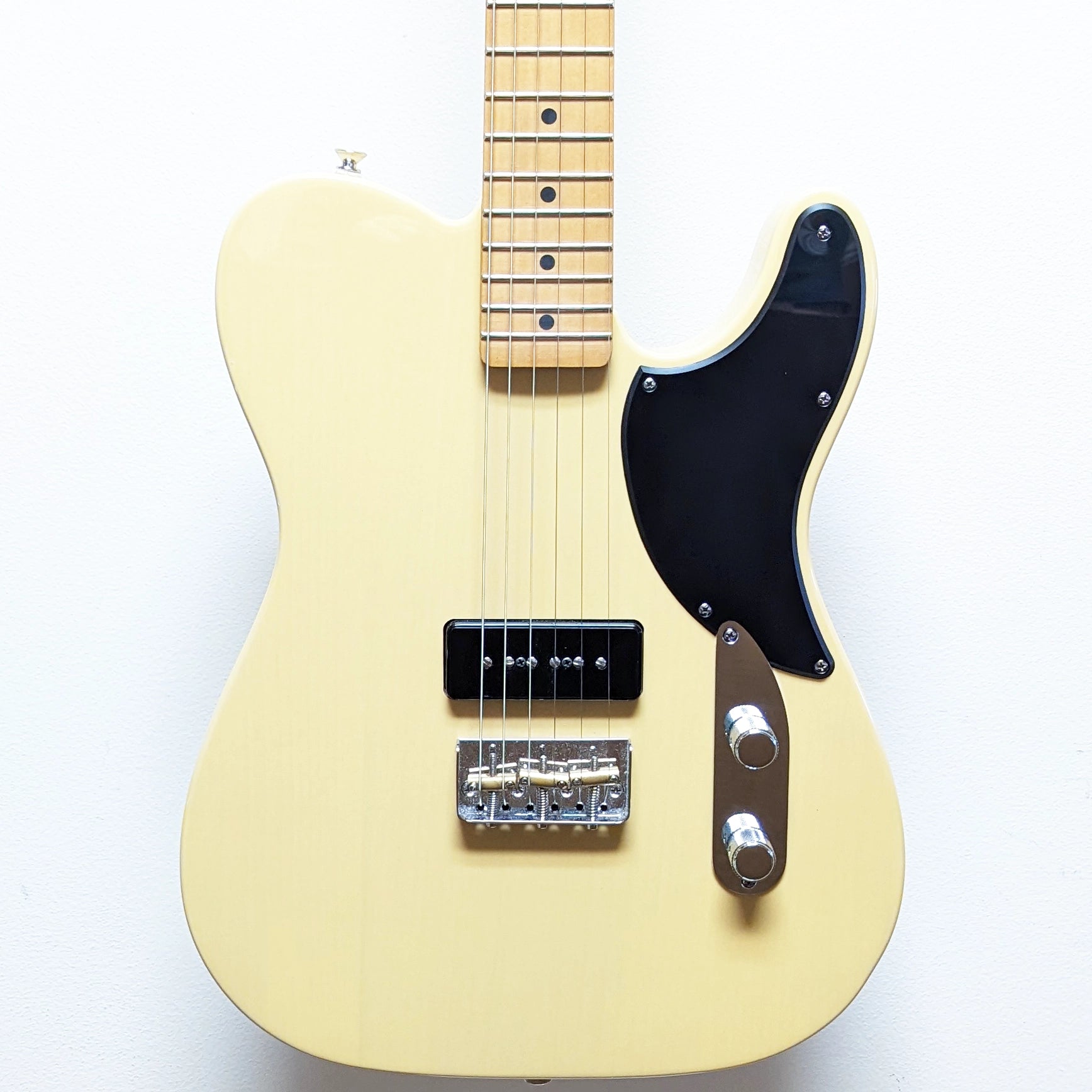 Fender Noventa Telecaster Electric Guitar Vintage Blonde 2021 w/Gig Bag