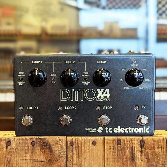 TC Electronic Ditto X4 Looper Pedal – Spicer's Music