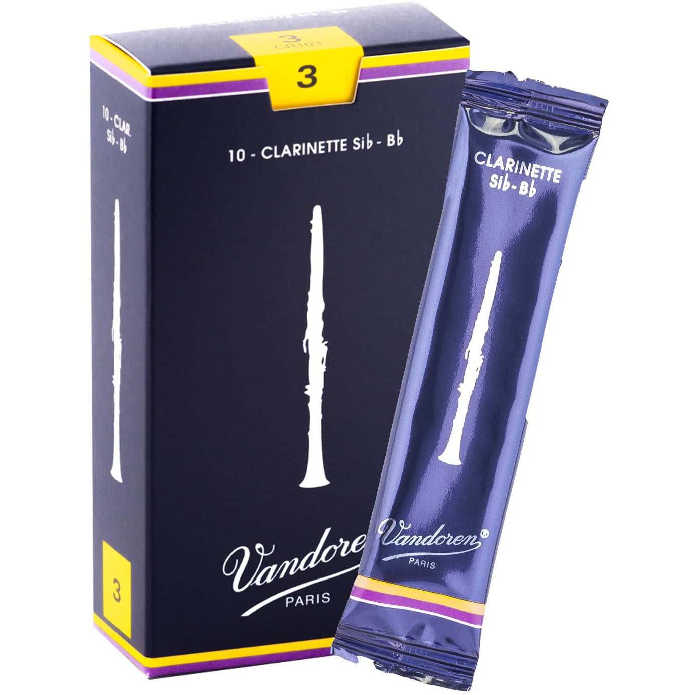 Vandoren Bb Clarinet Reeds (Box of 10)