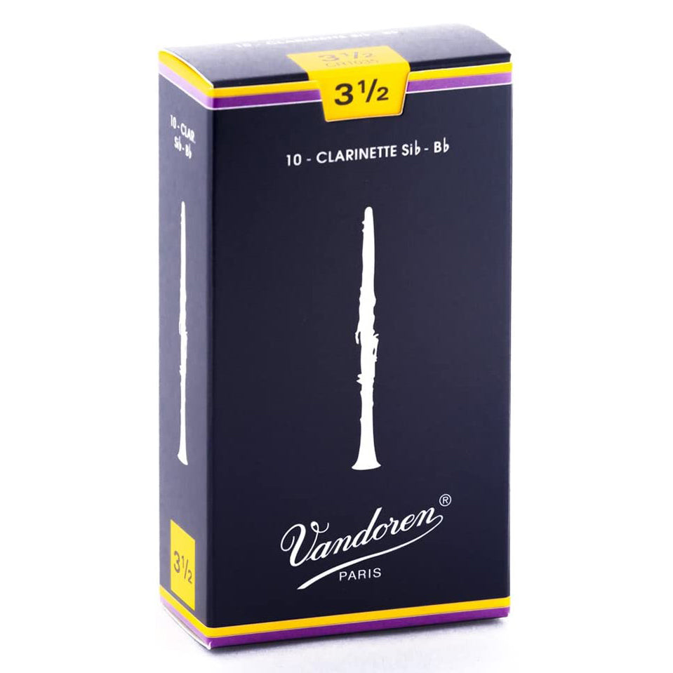 Vandoren Bb Clarinet Reeds (Box of 10)